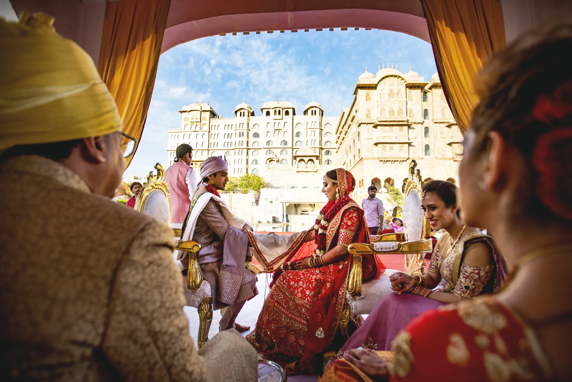 Luxury Fairmont Jaipur destination wedding planned by Elite Wedding Planner