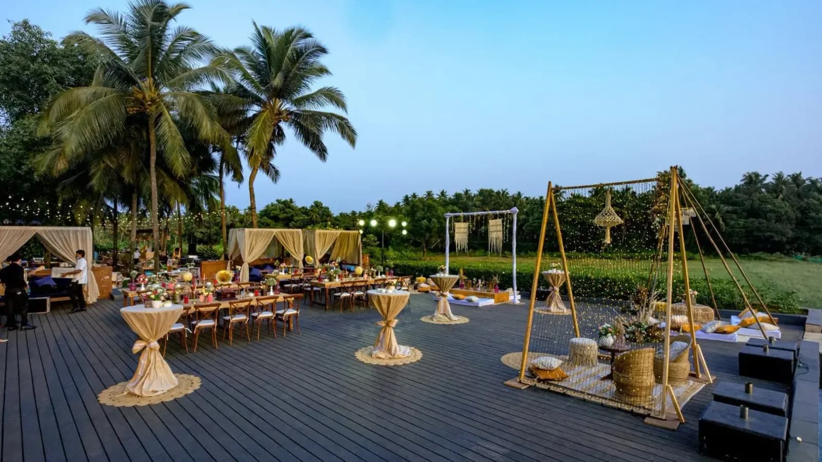 Alila Diwa Goa resort deck and arrival