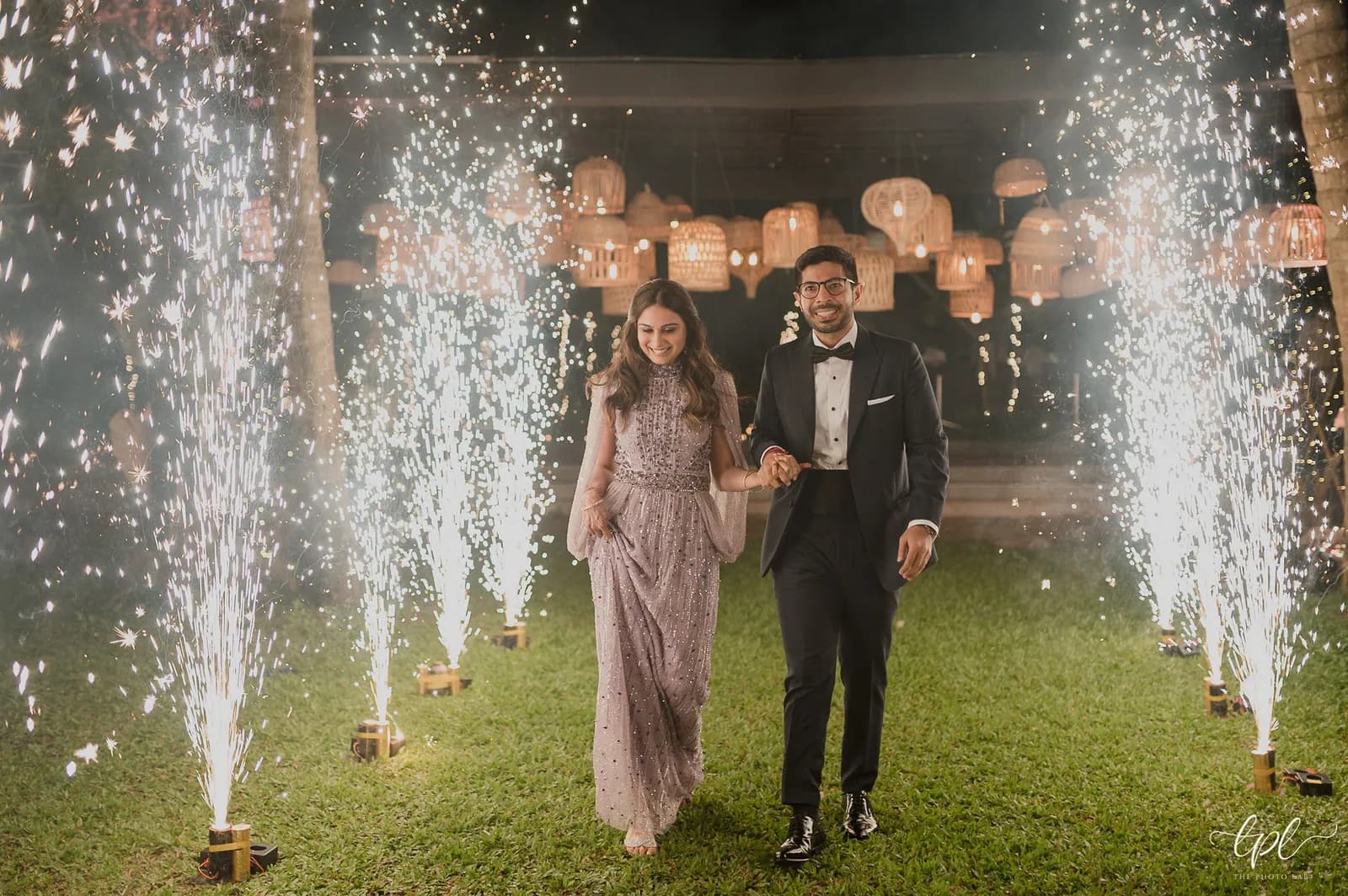 Couple at their Alila Diwa Goa wedding