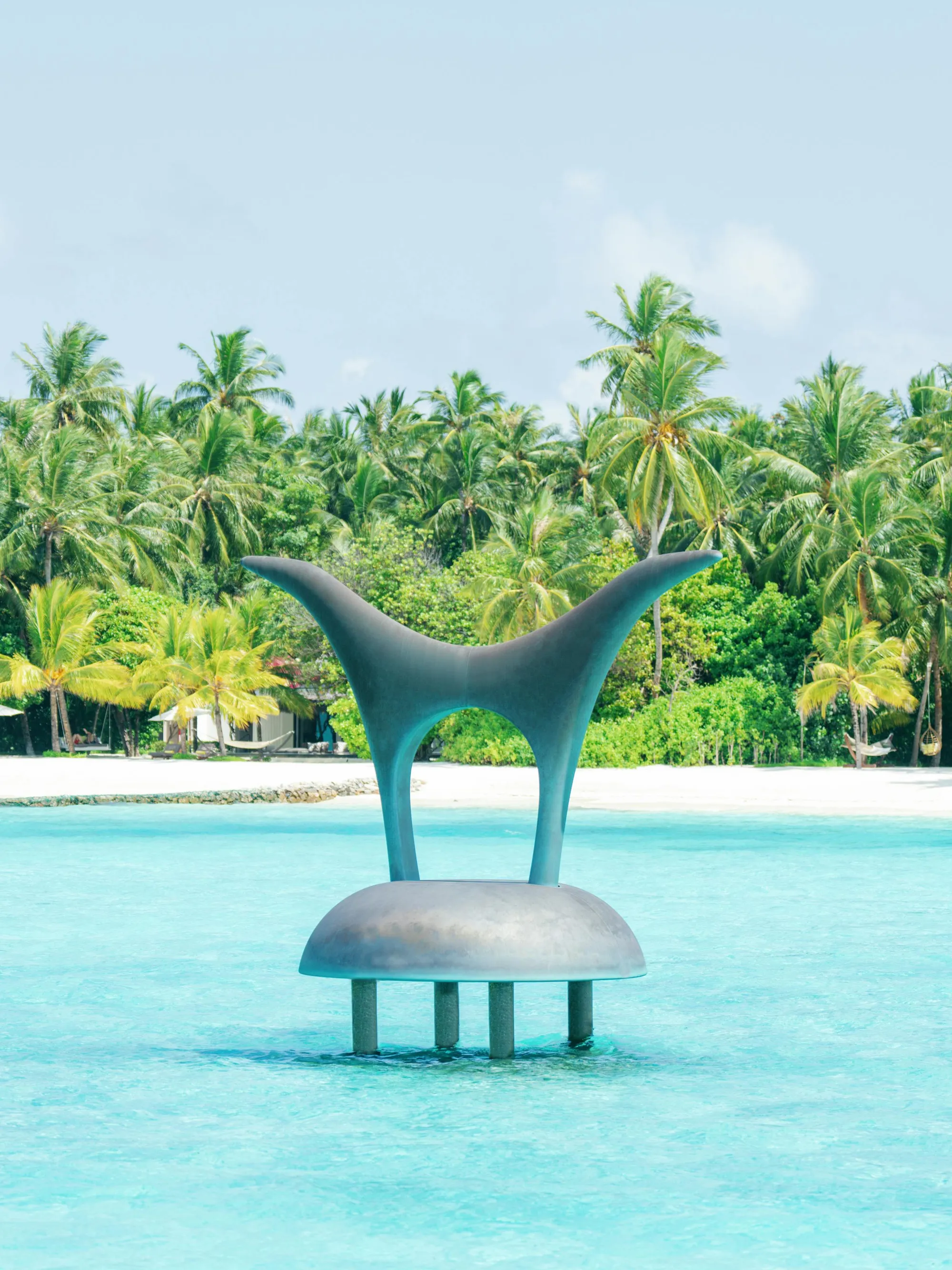 Architectural design detail by Jean-Michel Gathy at Cheval Blanc Randheli, Maldives