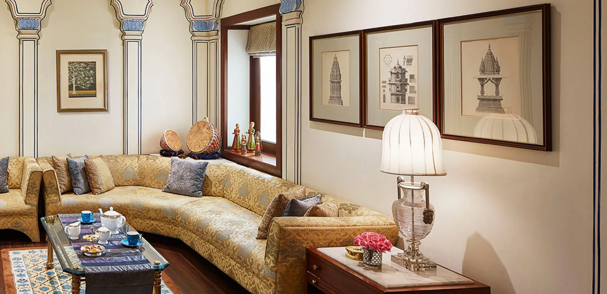 Heritage suite interior for resident wedding guests at Jai Mahal Palace Jaipur