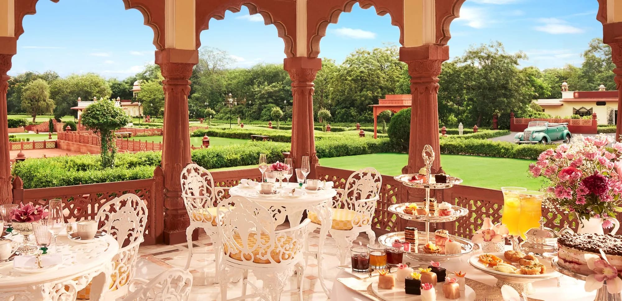 Royal Rajasthani thali fine-dining and Taj hospitality presentation at Jai Mahal Palace Jaipur