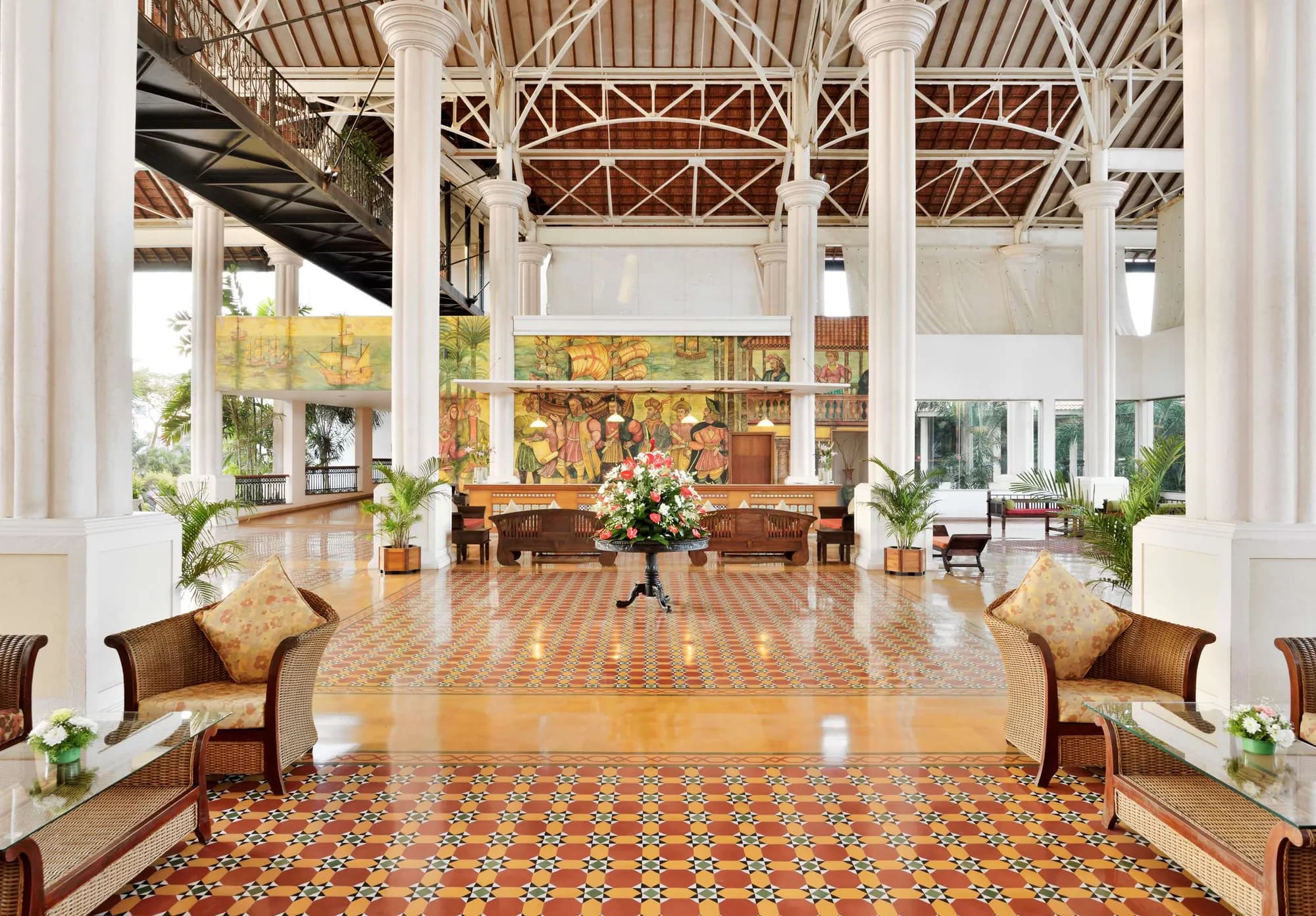 Lobby arrival area at Radisson Blu Resort Goa Cavelossim Beach