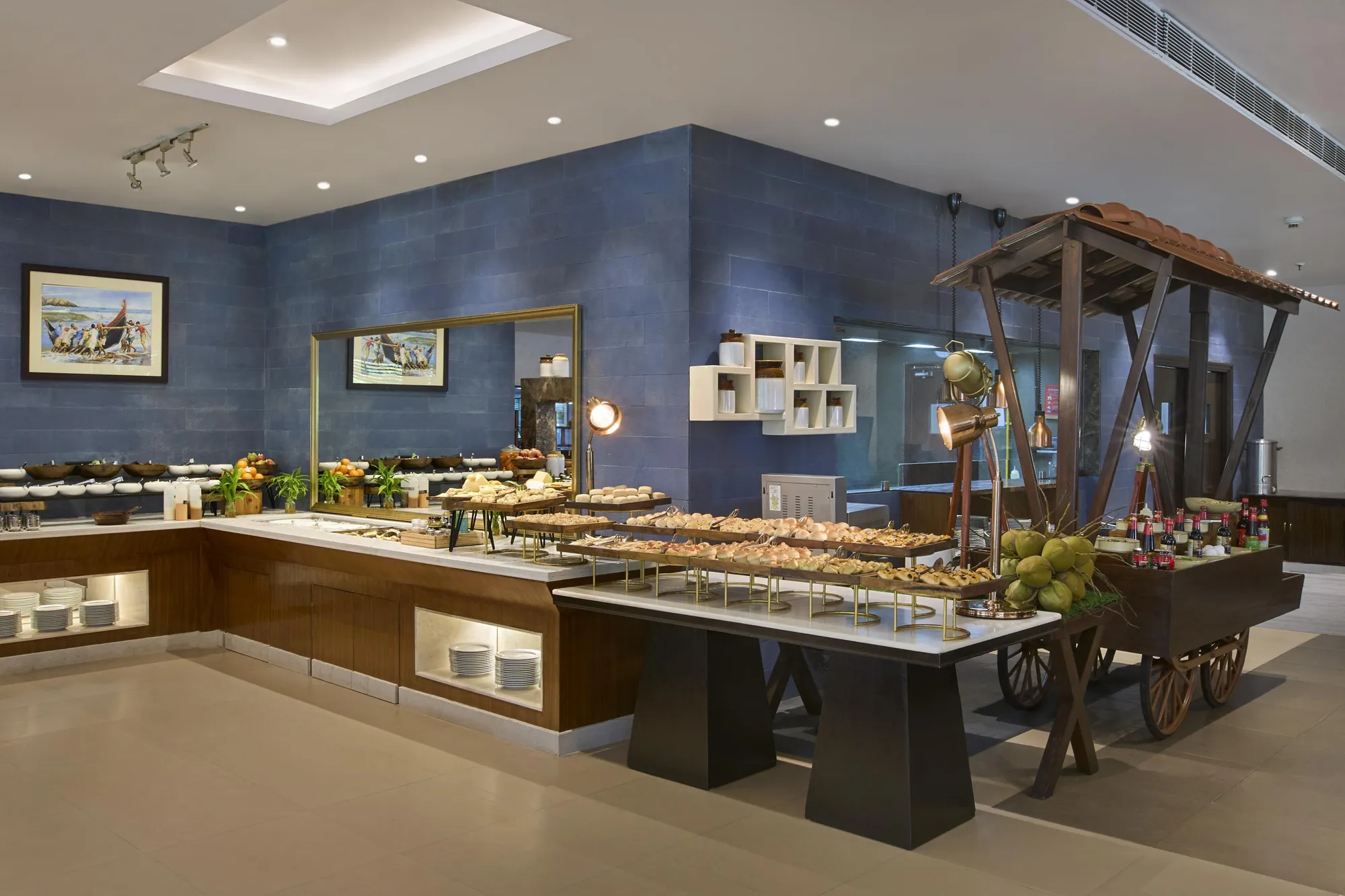 Banquet service and hospitality detail at Radisson Blu Cavelossim Goa