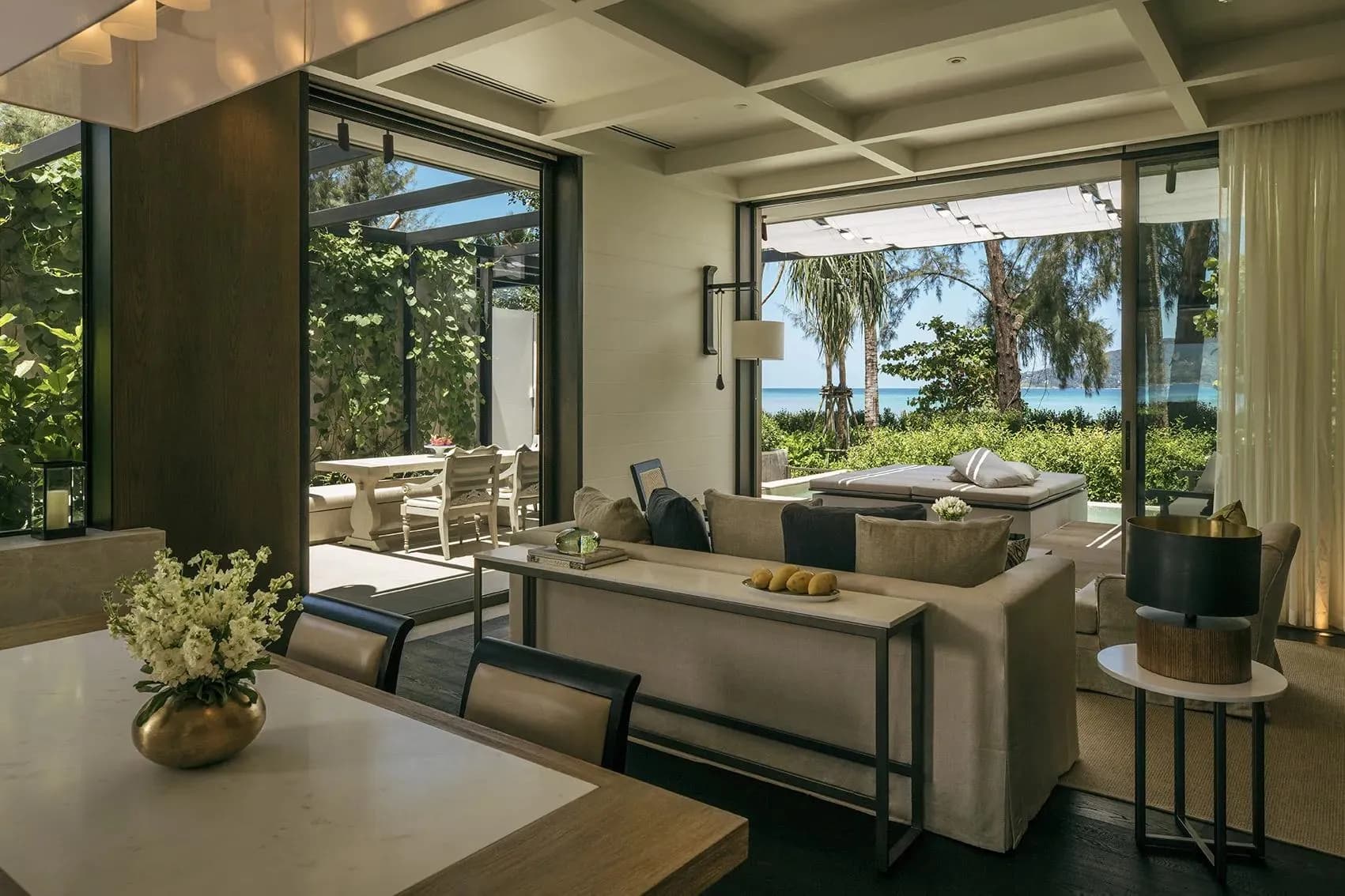 Beachfront pool villa with private pool and Andaman Sea views at Rosewood Phuket, Emerald Bay