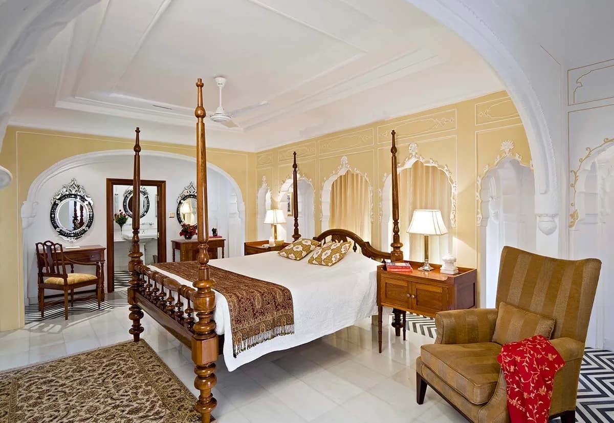 Royal Rajasthani thali fine-dining and palace hospitality at Samode Palace Jaipur