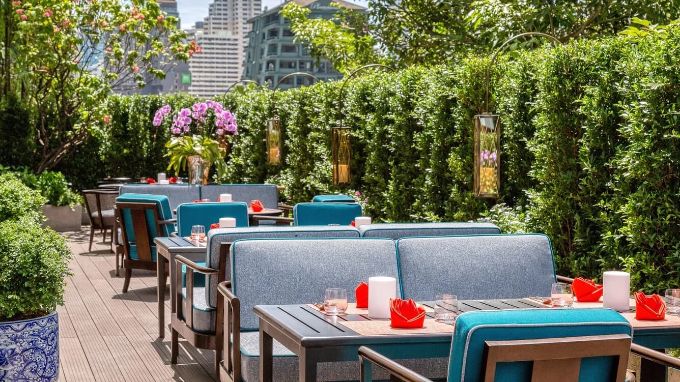 Fine-dining restaurant and hospitality presentation at The Athenee Hotel Bangkok