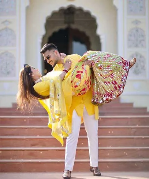 Shahi Bagh lawn mandap and pheras ceremony setting at The Tigress Ranthambore
