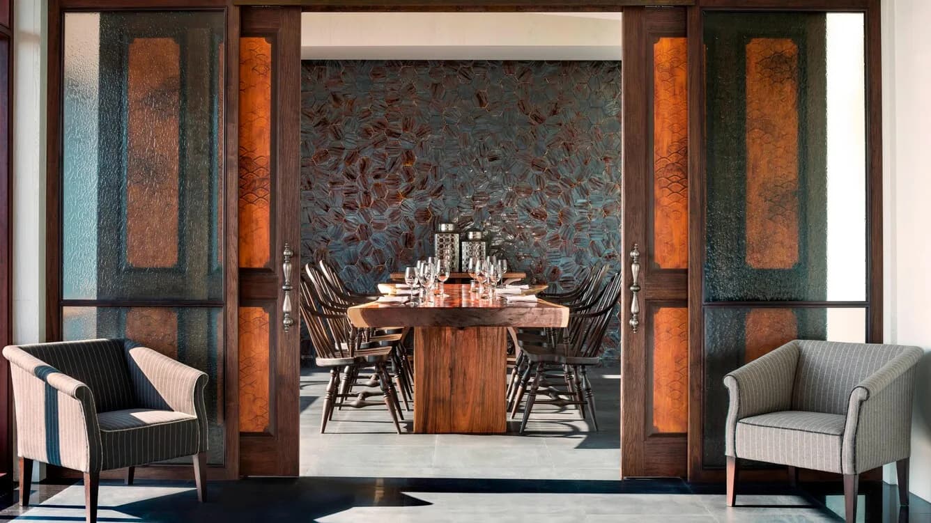 Kiree restaurant fine-dining presentation and hospitality at Vana Belle Koh Samui