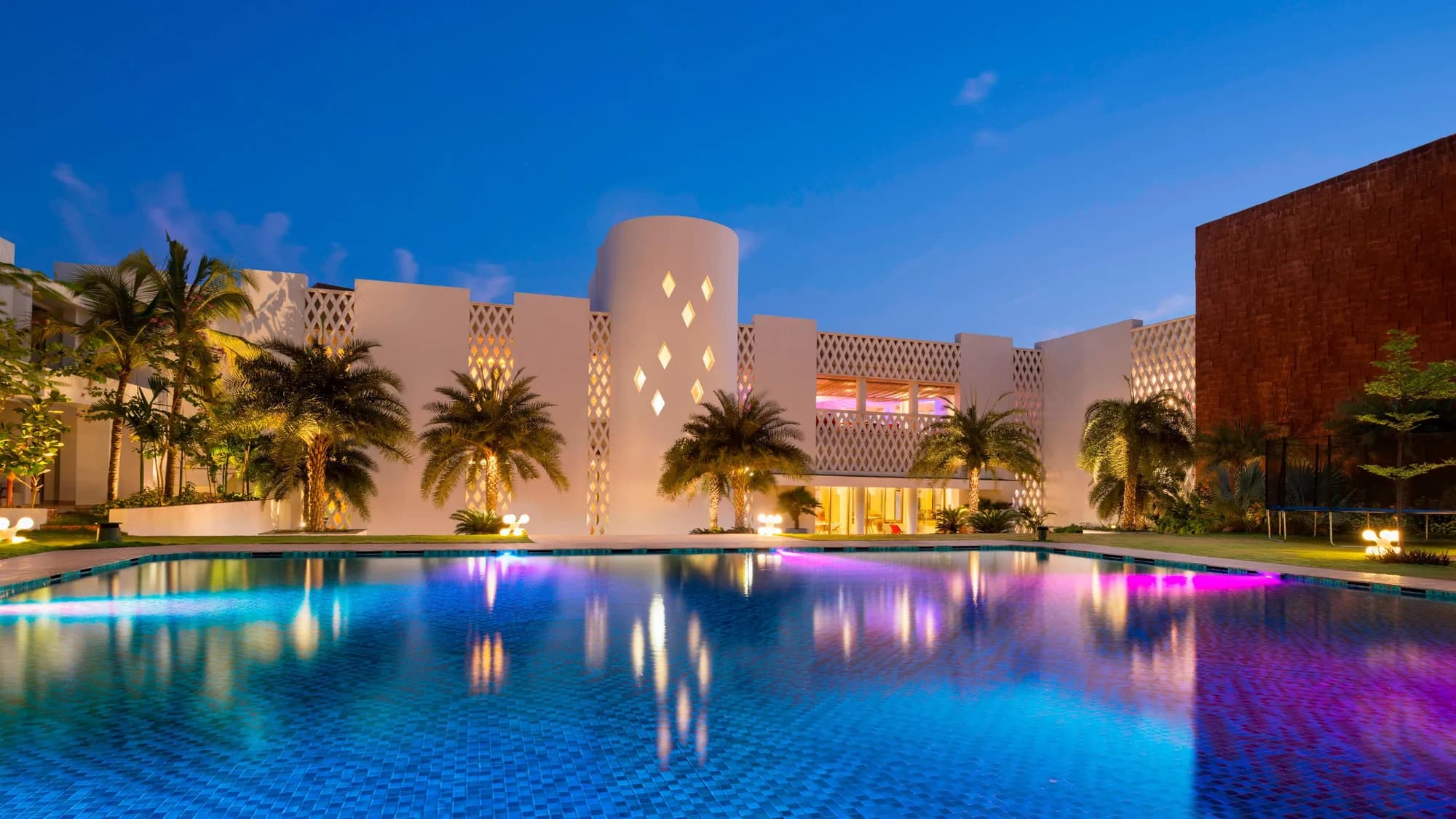 The Backyard outdoor event space at W Goa, North Goa