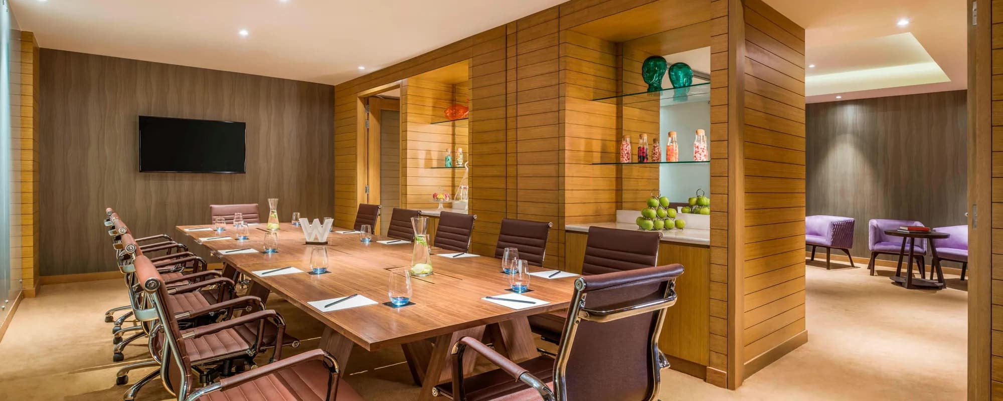 Indoor event and banquet space at W Goa, North Goa