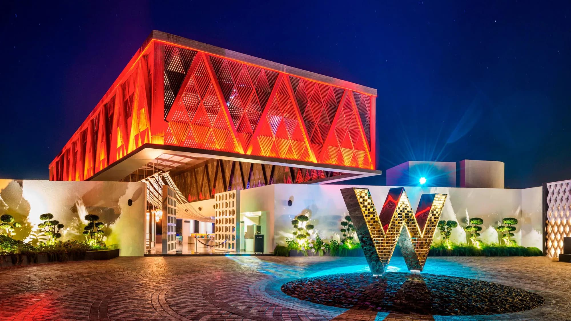 W Goa cliffside resort and Vagator beachfront, North Goa