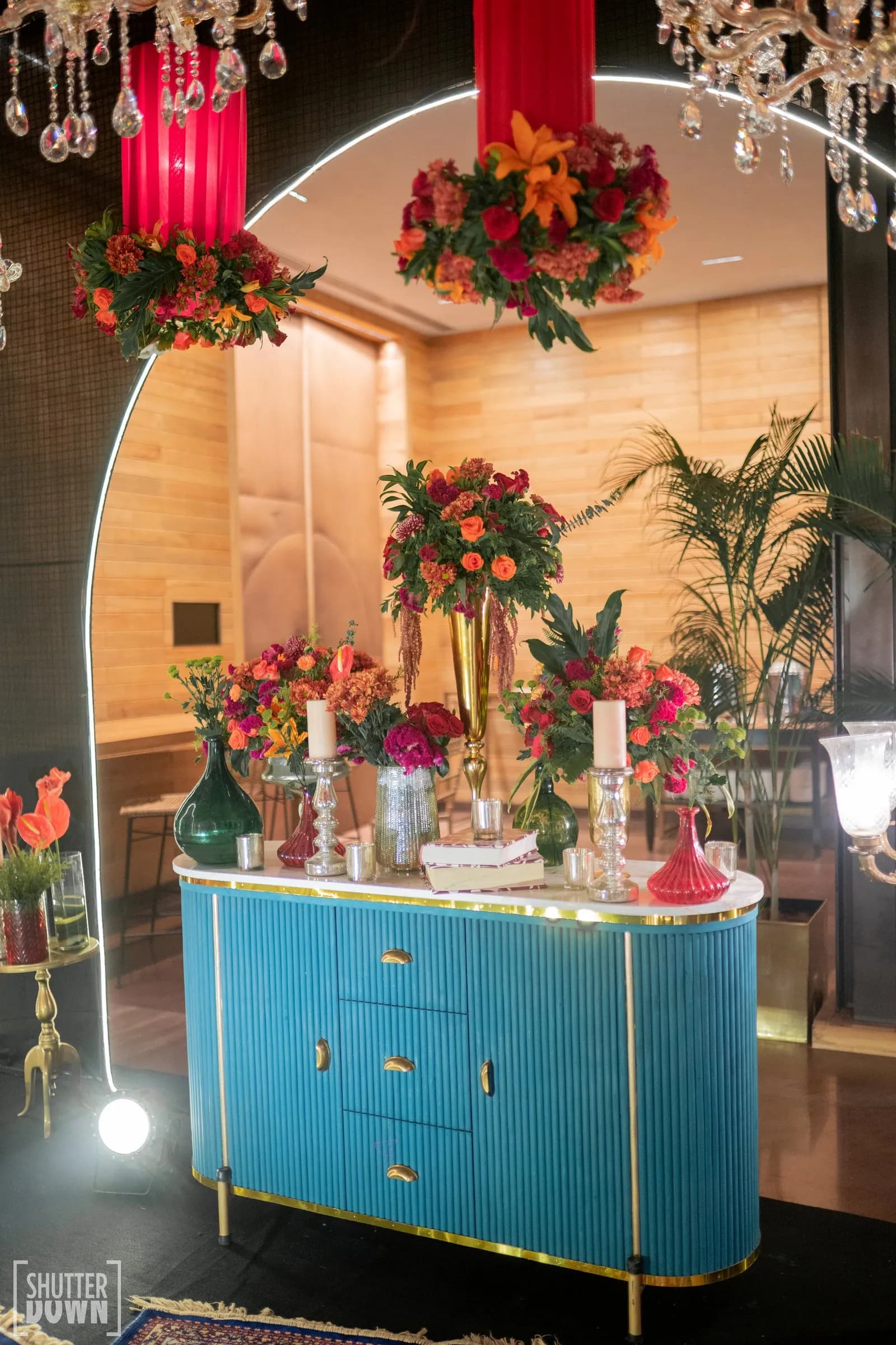 Anuj & Kyati — Sangeet entrance Setup