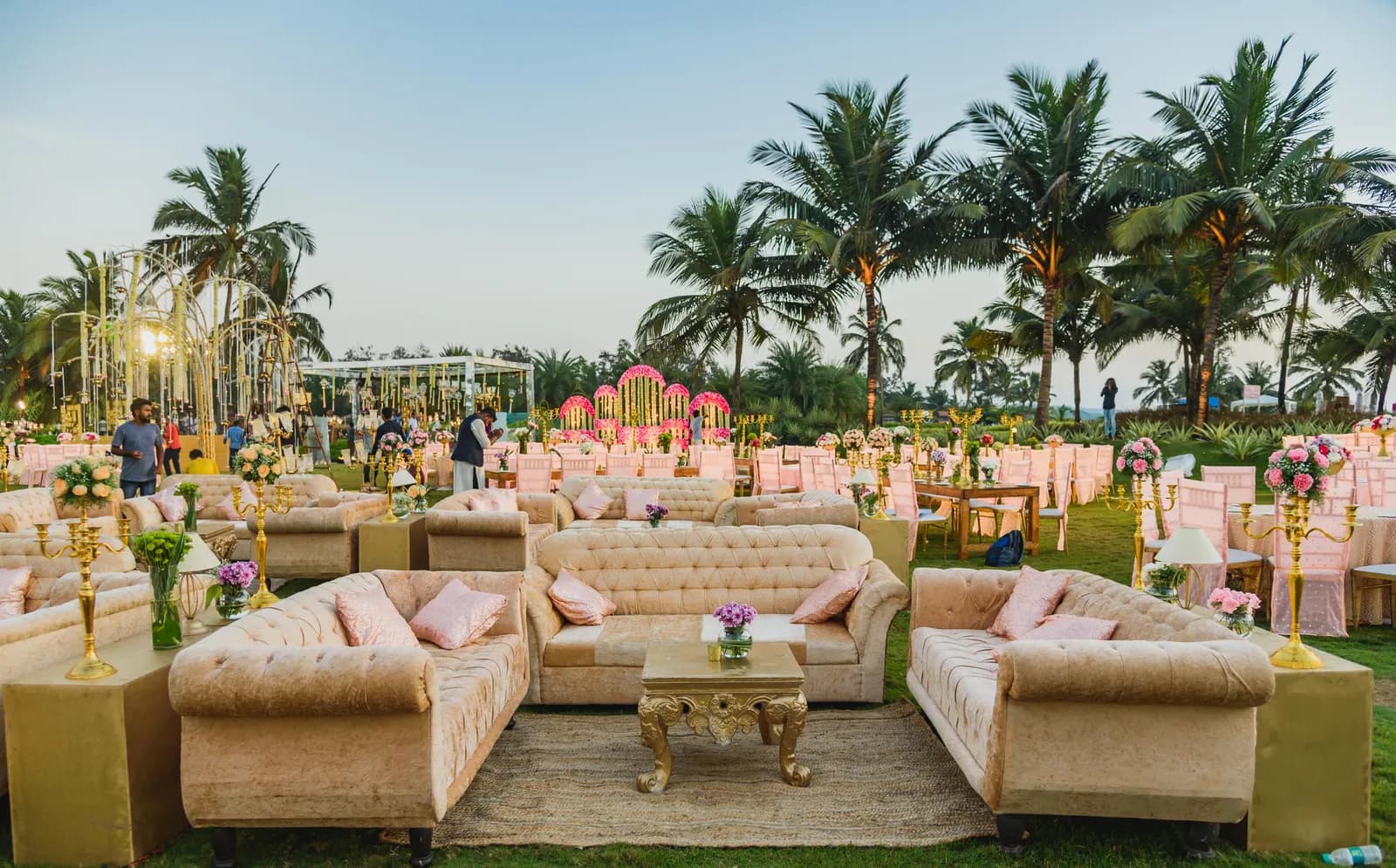 Raj & Vama — Sangeet Setup