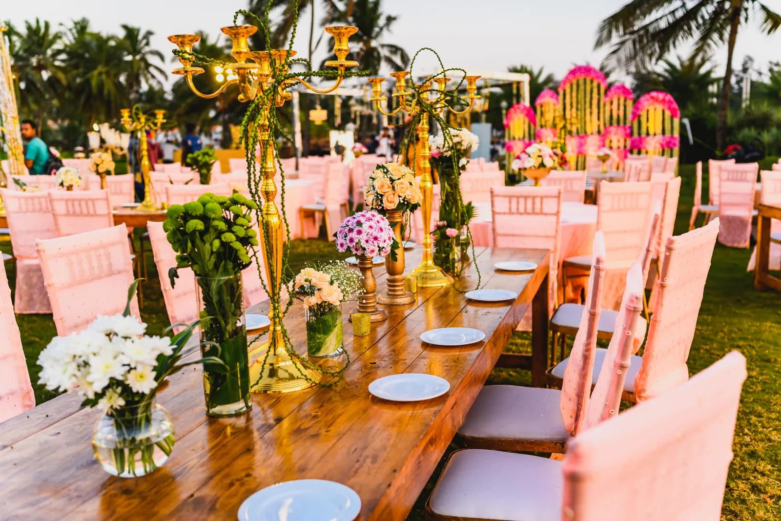 Raj & Vama — Sangeet Setup