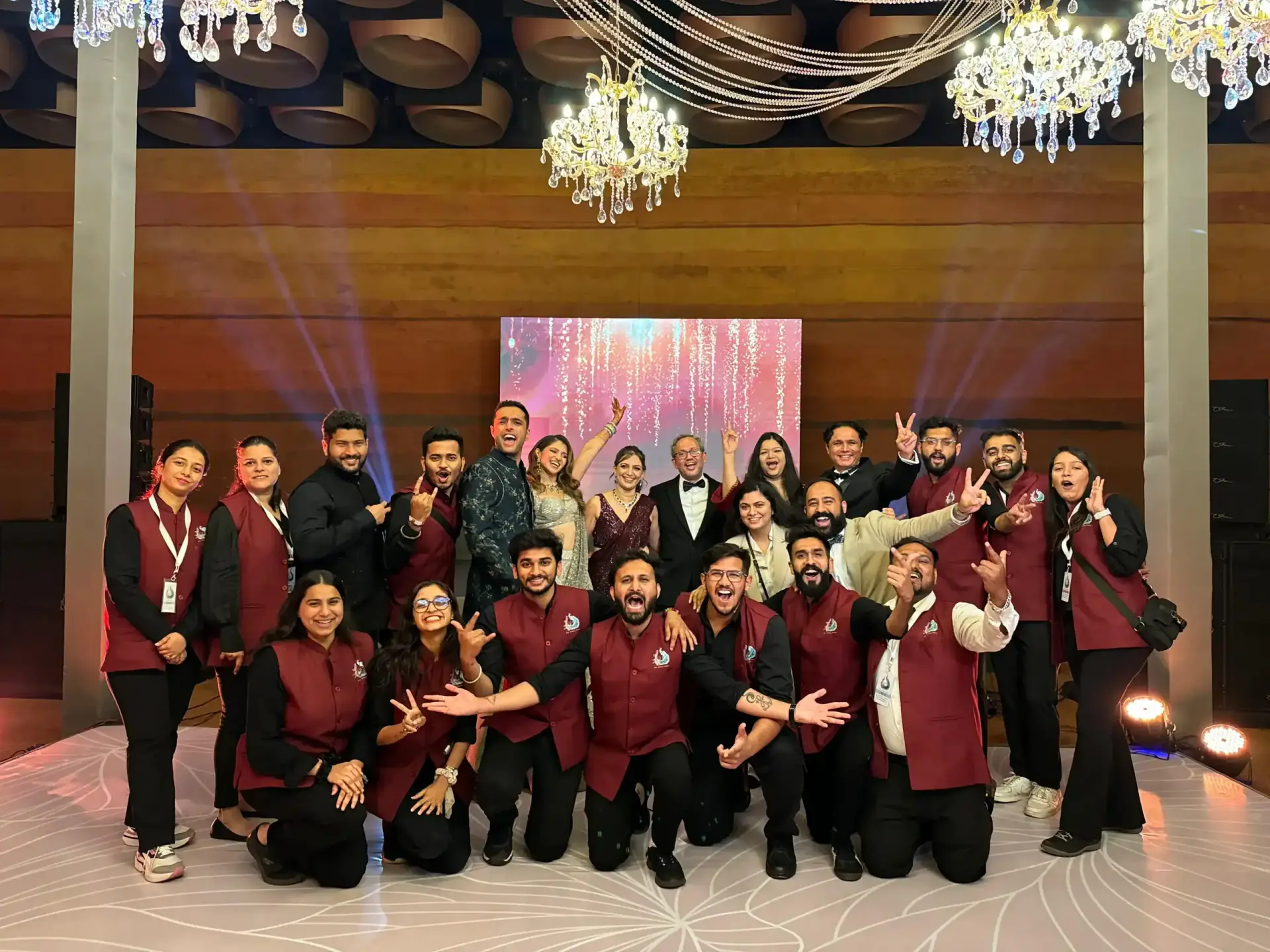 The Elite Wedding Planner team on a celebration day