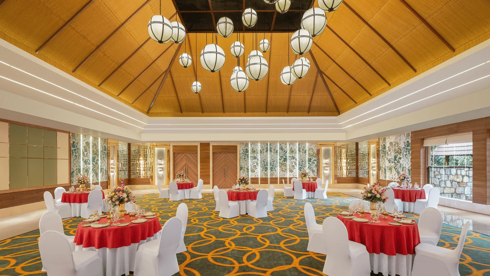 Ananta Spa & Resort Pushkar landscaped grounds and buildings against the Aravalli foothills