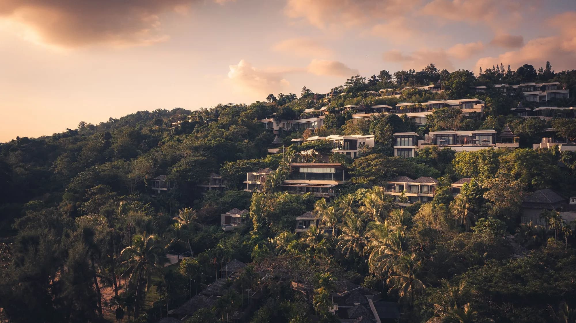 Anantara Layan Phuket Resort hillside Layan Residences villas overlooking the Andaman Sea, Layan Beach Phuket