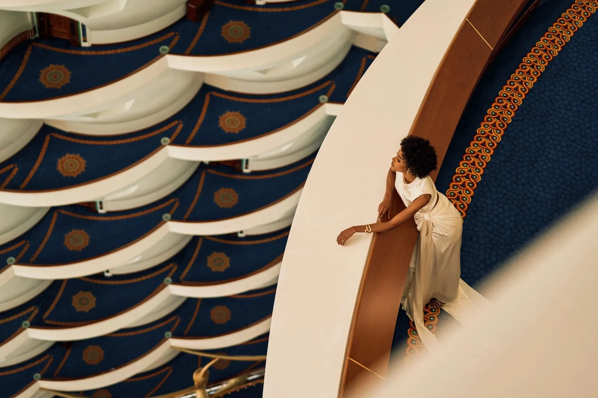 Burj Al Arab Jumeirah sail-shaped hotel on its own island off the Dubai coast