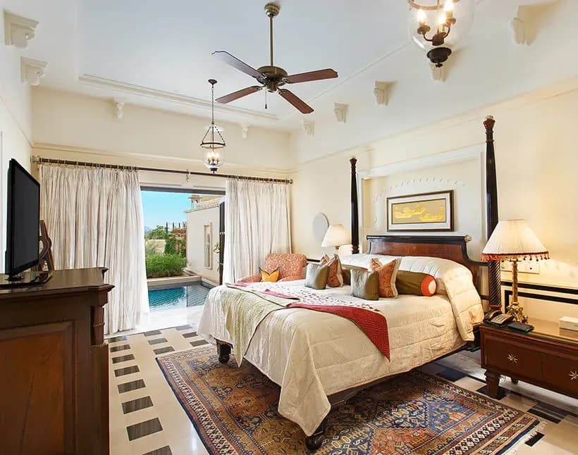 Luxury suite with private pool at The Oberoi Udaivilas Udaipur