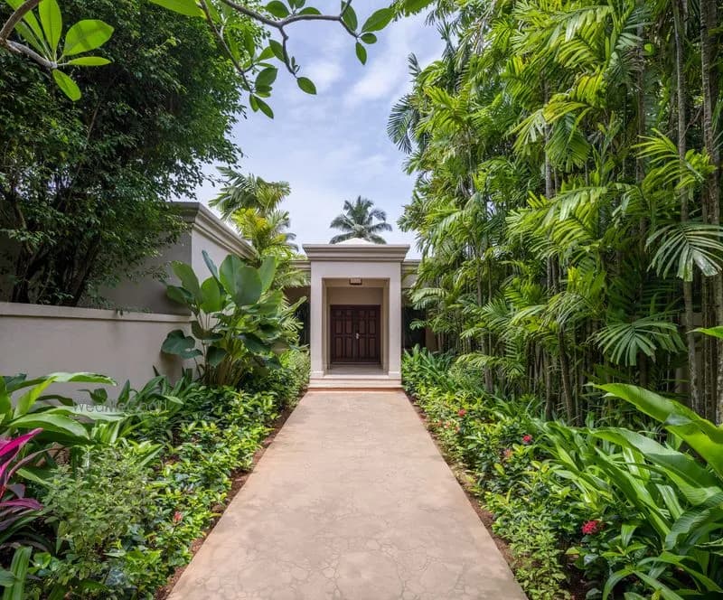 Lobby arrival lounge at The St. Regis Goa Resort in South Goa