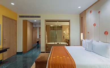 Jodhpur Chambers guest room with outside view at Welcomhotel by ITC Hotels Jodhpur
