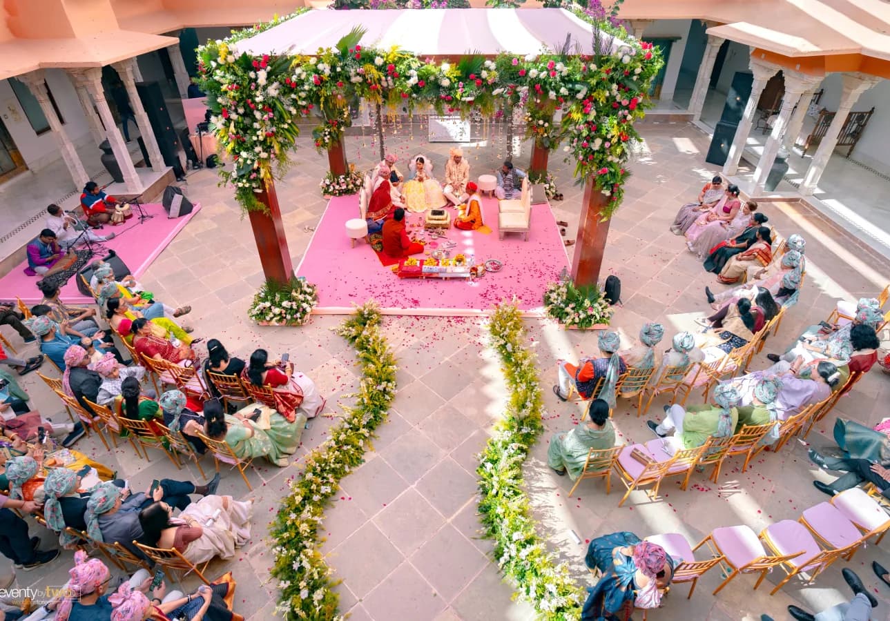 Anirudha & Shruti wedding album at Fateh Garh, Udaipur