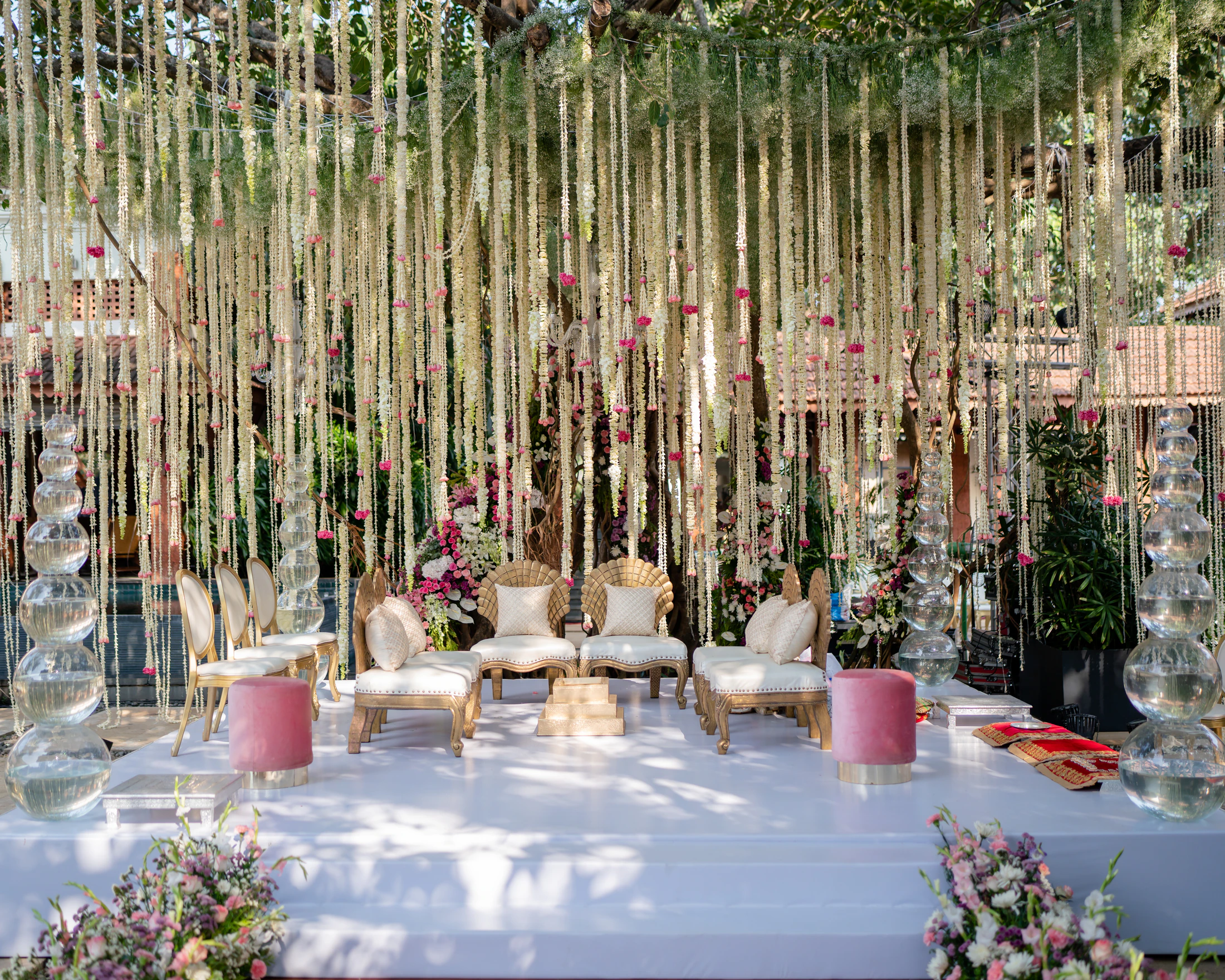 Sangeet night at a luxury destination wedding