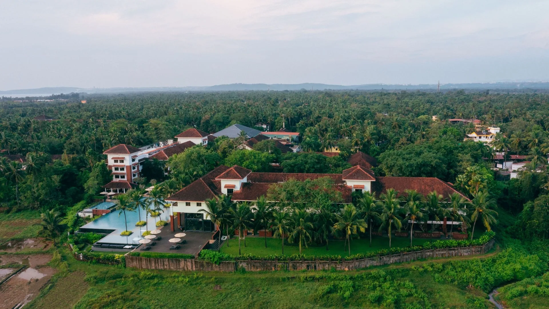 Alila Diwa Goa resort deck and arrival