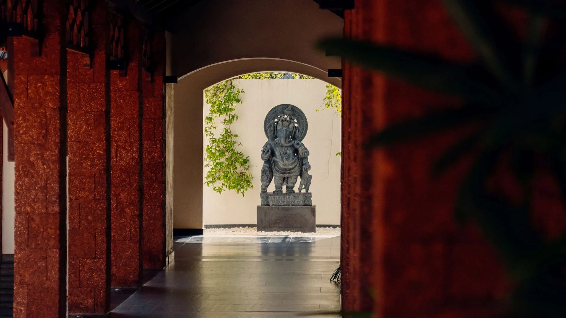 Wedding decor detail at Alila Diwa Goa