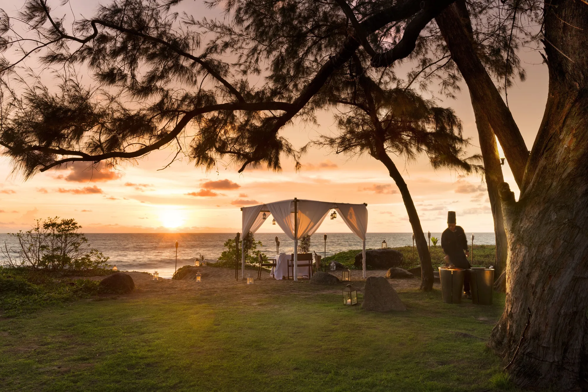Dining By Design private bespoke dinner set-up at Anantara Mai Khao Phuket Villas, Thailand