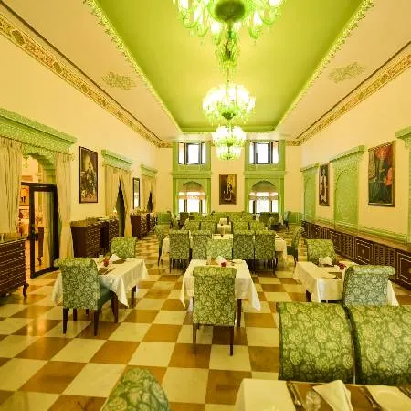 Rajasthani fine-dining and royal hospitality presentation at Fort Rajwada Jaisalmer restaurant