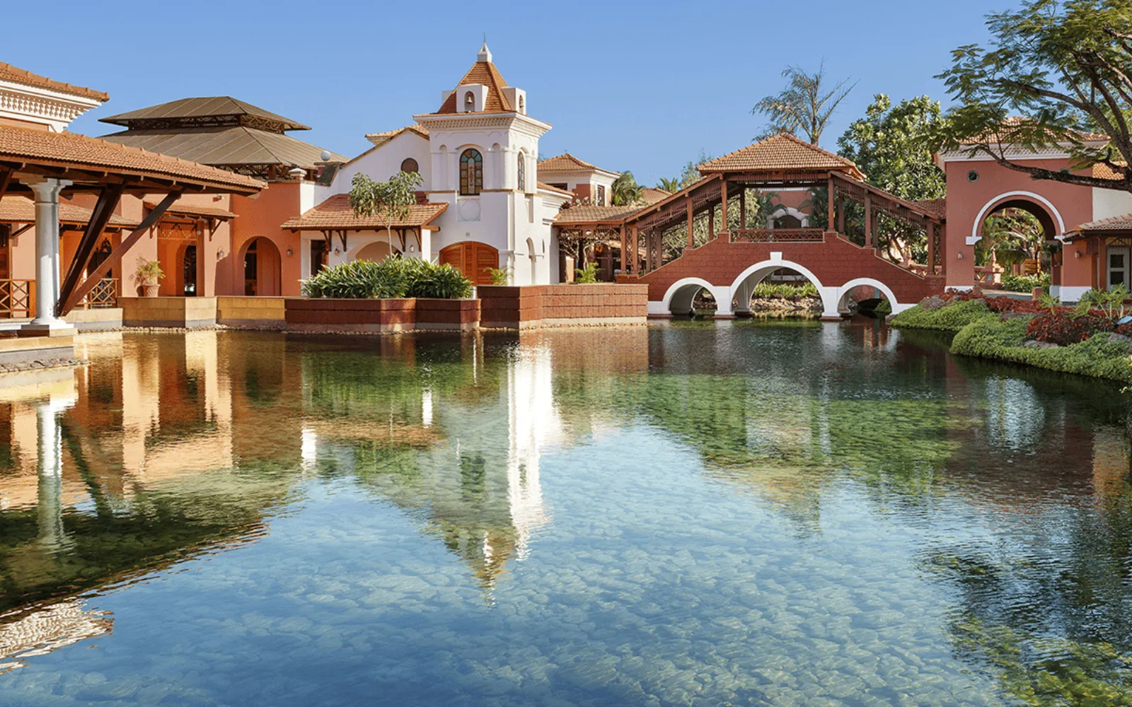 Grand lobby arrival area at ITC Grand Goa, a Luxury Collection Resort and Spa