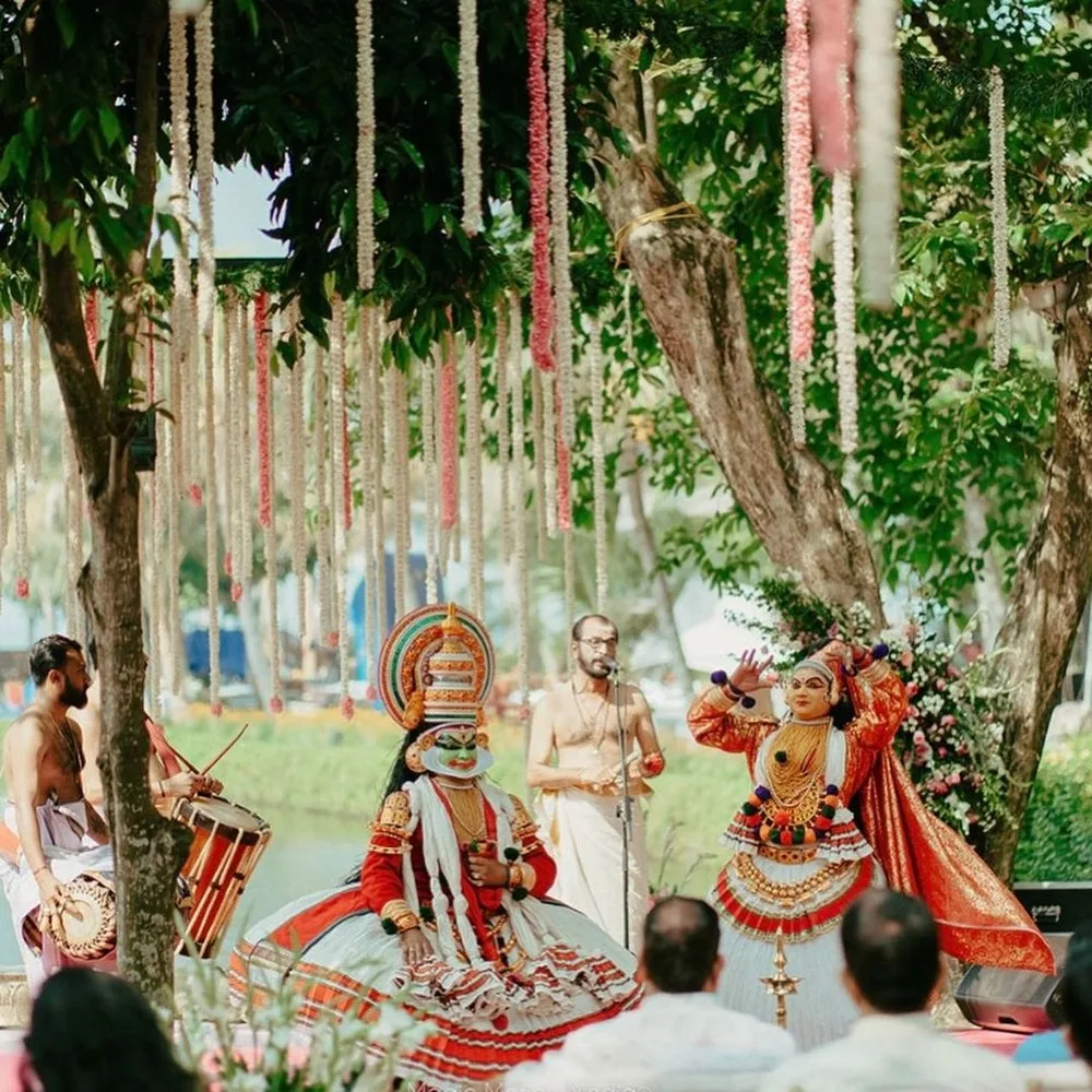 Wedding reception at Kumarakom Lake Resort