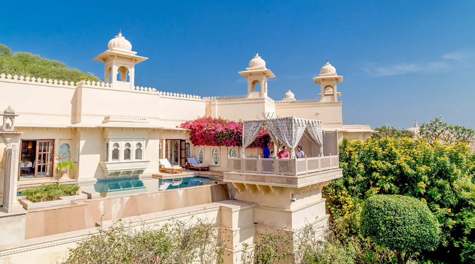 Luxury suite with private pool at The Oberoi Udaivilas Udaipur