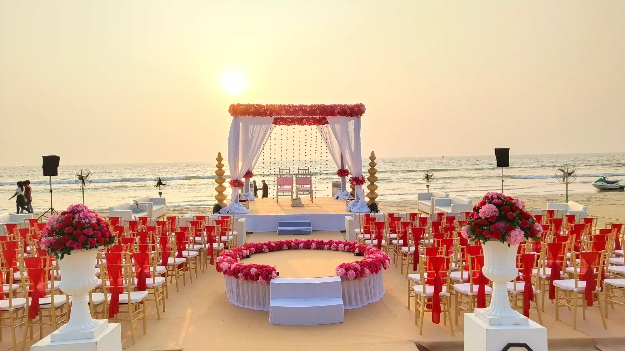 Planet Hollywood Beach Resort Goa beachfront on Utorda Beach, South Goa