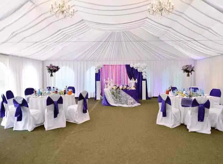 Aravali Lawn outdoor wedding venue with hill backdrop at Taj Aravali Udaipur