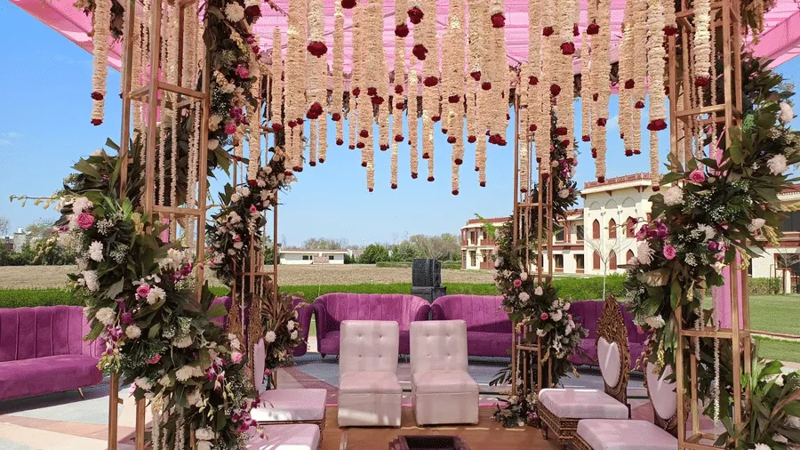 Sir Guman Court Lawn, the large outdoor wedding lawn at The Ummed Jodhpur