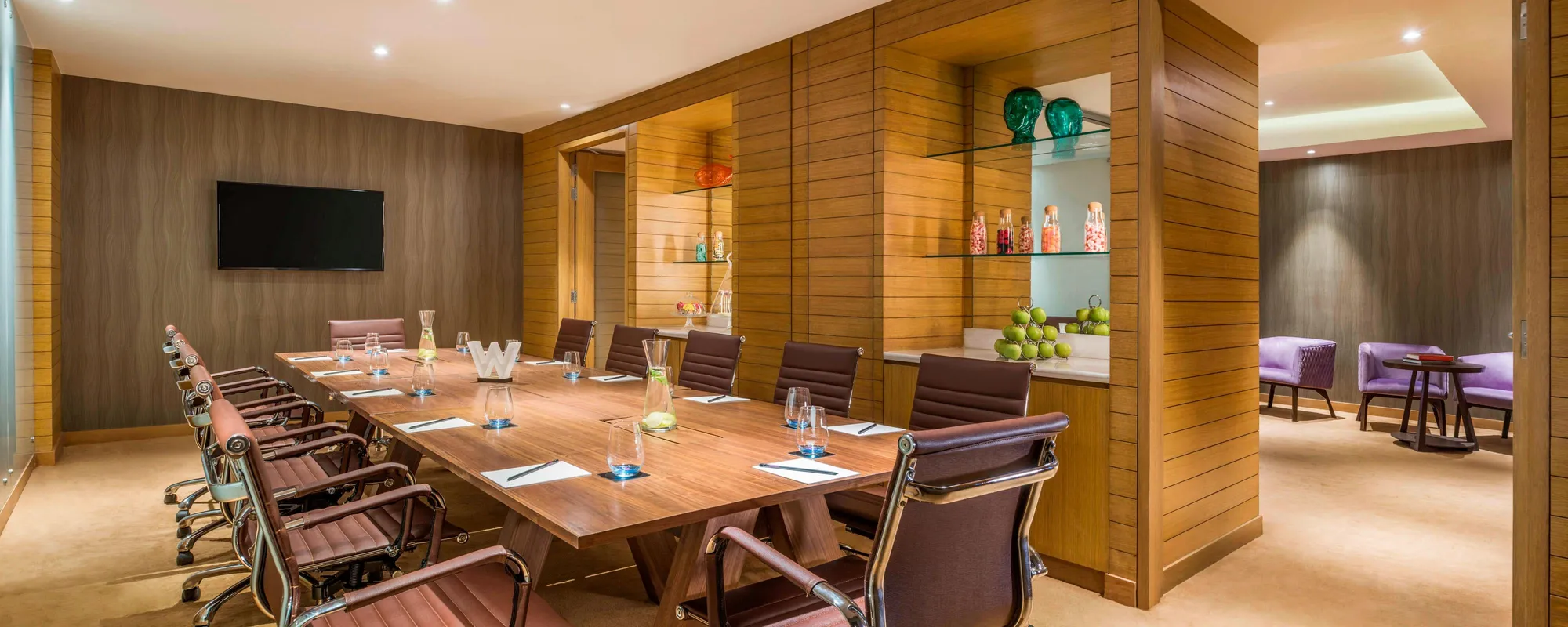 Indoor event and banquet space at W Goa, North Goa