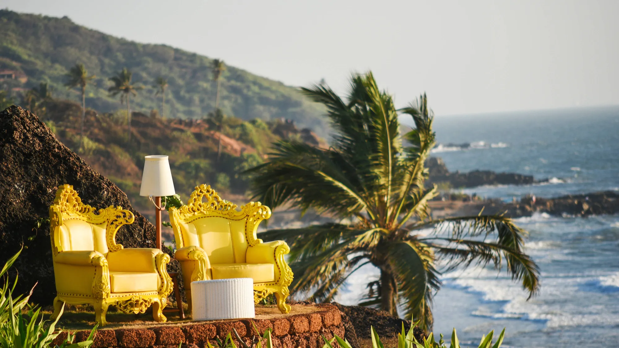 Twilight celebration setting at W Goa, North Goa