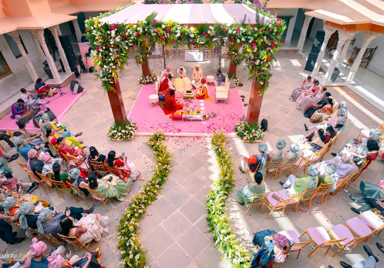 Anirudha & Shruti wedding album at Fateh Garh, Udaipur